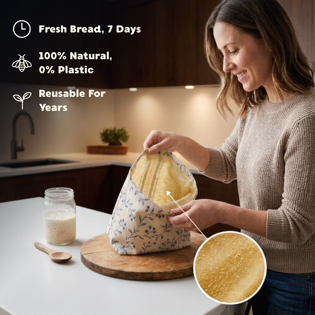 Garden Collection - Beeswax Bread Bag